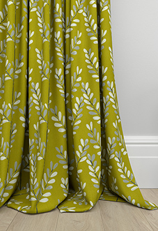 Scandi Sprig, Kiwi - Made to Measure Curtains